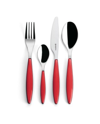 Set tacamuri 24 de piese, rosu, Feeling - GUZZINI